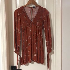 Beautiful burnt orange fall blouse